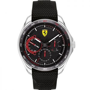 Scuderia Ferrari Men Black/Blacksilicone