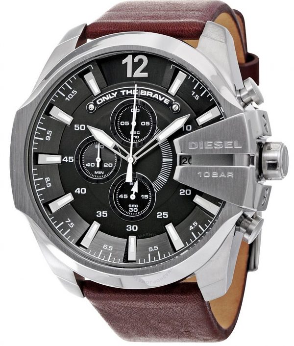 Diesel Men Gray Brown