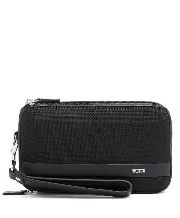 TUMI alpha slg pochette à dragonne,3 compart black
