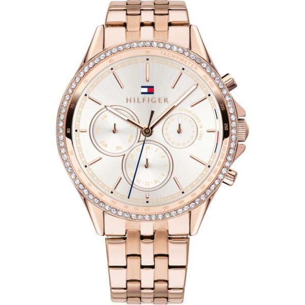 TOMMY HILFIGER women silver white
