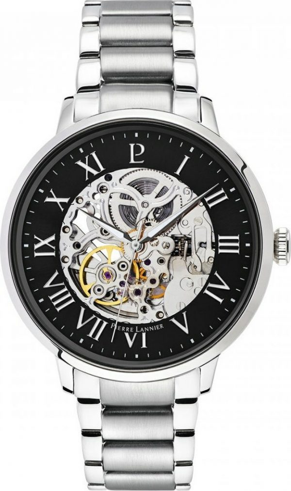 Pierre Lannier automatic argenté metal