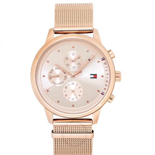 TOMMY HILFIGER women rose gold
