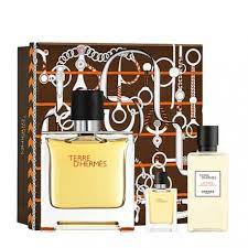 Terre d’Hermes pure parfum coffret 75ml mini 5ml gel 40ml