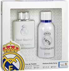 Real Madrid Gift Set with EDT 100 ml and Perfume Body Spray 150 ml